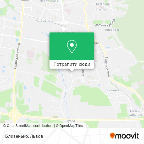 Карта Близенько