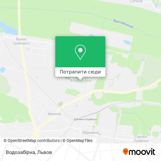 Карта Водозабірна