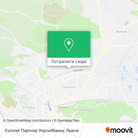 Карта Euronet Партнер Укрсиббанку
