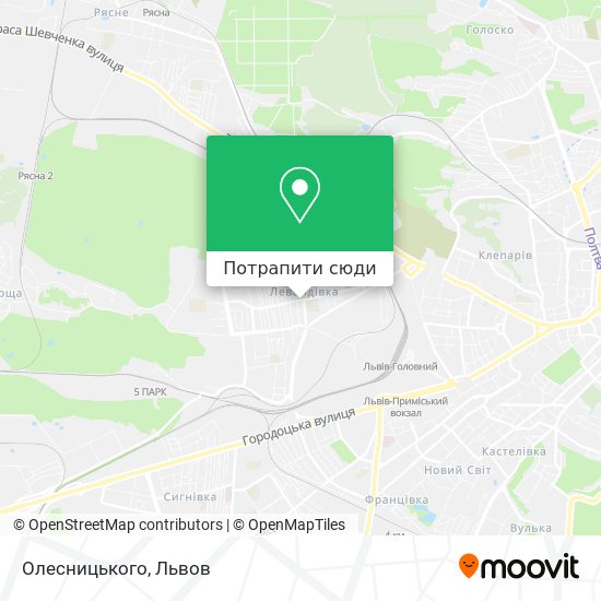 Карта Олесницького