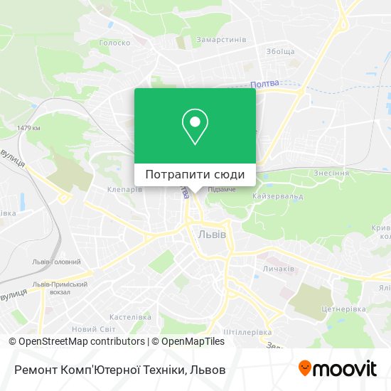 Карта Ремонт Комп'Ютерної Техніки