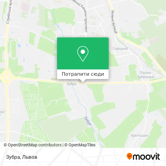 Карта Зубра