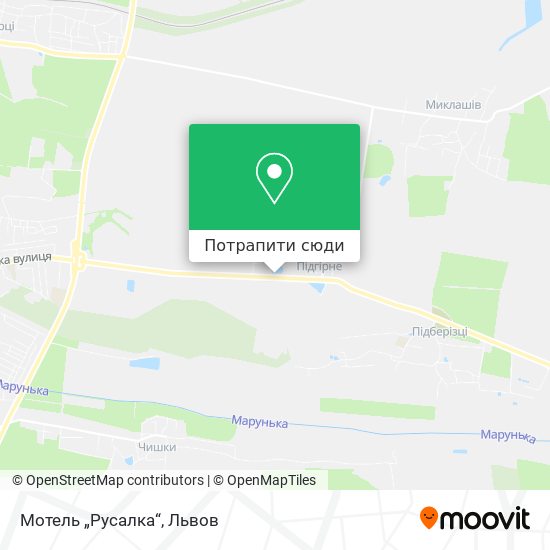 Карта Мотель „Русалка“