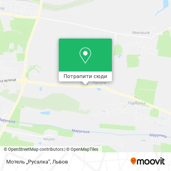 Карта Мотель „Русалка“