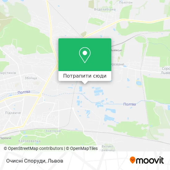 Карта Очисні Споруди