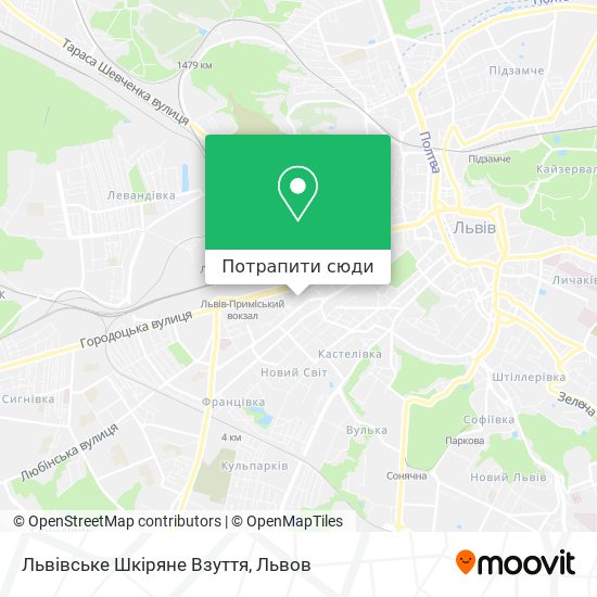 Карта Львівське Шкіряне Взуття