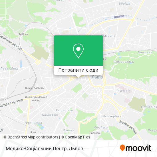 Карта Медико-Соціальний Центр