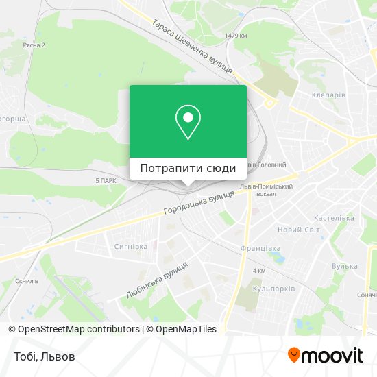 Карта Тобі
