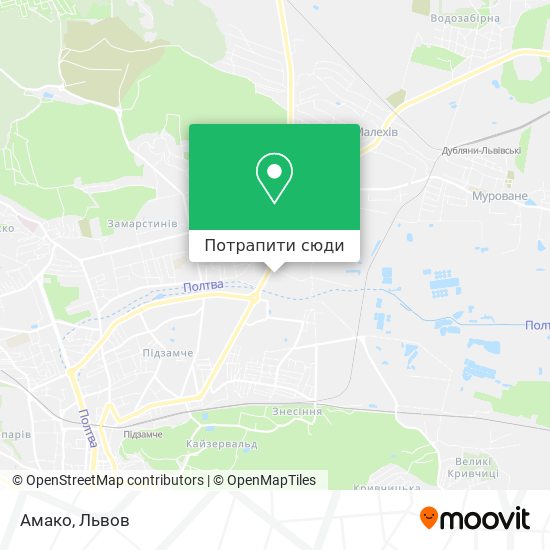 Карта Амако
