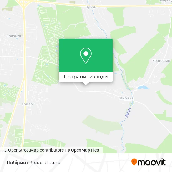 Карта Лабіринт Лева