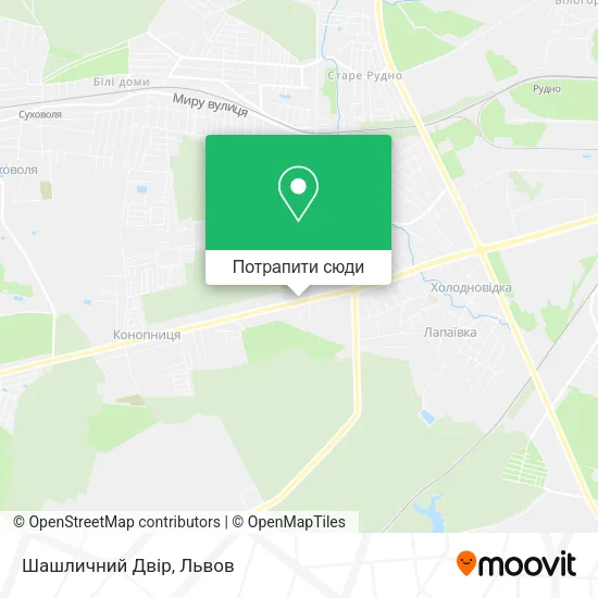 Карта Шашличний Двір