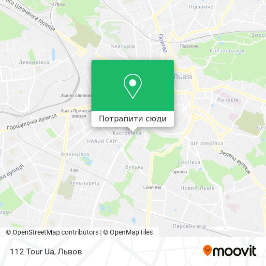 Карта 112 Tour Ua
