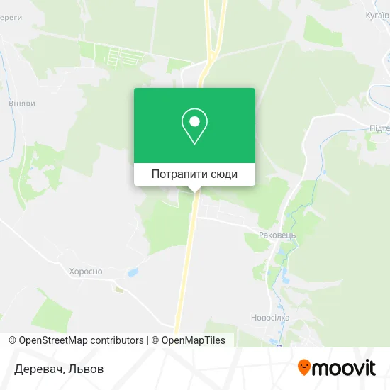 Карта Деревач