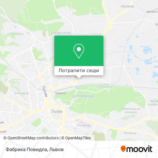 Карта Фабрика Повидла