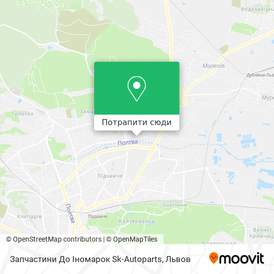 Карта Запчастини До Іномарок Sk-Autoparts