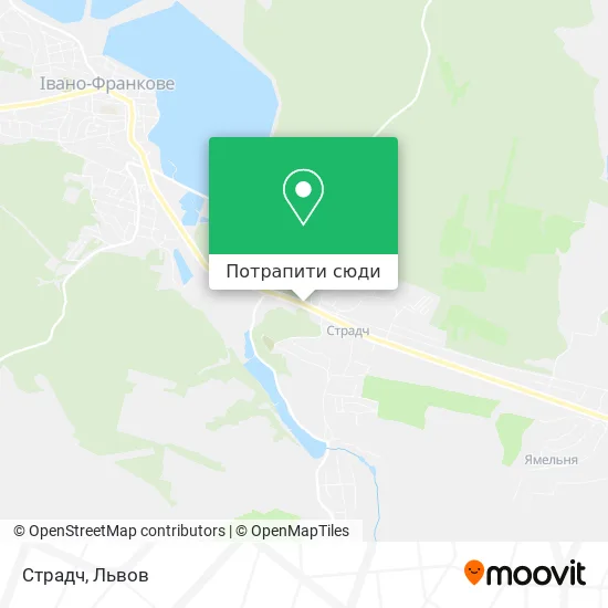 Карта Страдч
