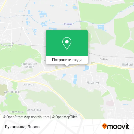 Карта Рукавичка