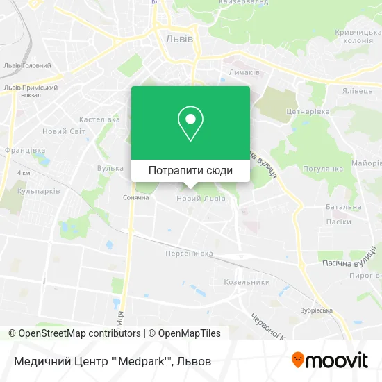 Карта Медичний Центр ""Medpark""