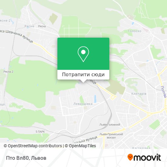 Карта Пто Вл80
