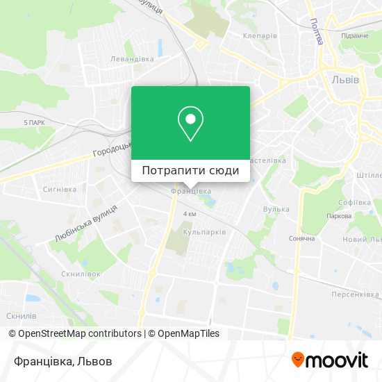 Карта Францівка