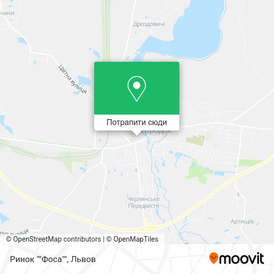 Карта Ринок ""Фоса""