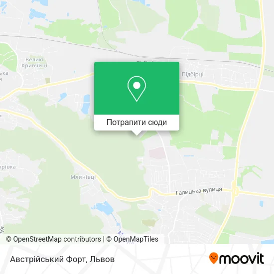 Карта Австрійський Форт