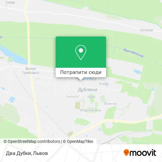 Карта Два Дубки