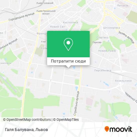 Карта Галя Балувана