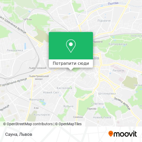 Карта Сауна