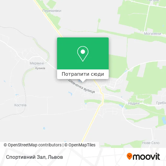Карта Спортивний Зал