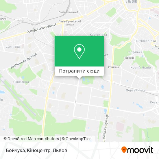 Карта Бойчука, Кіноцентр