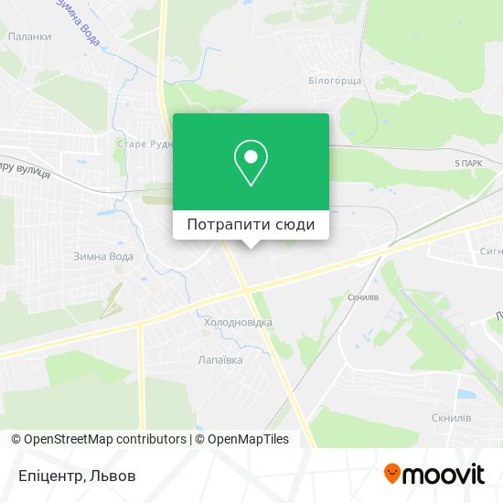 Карта Епіцентр