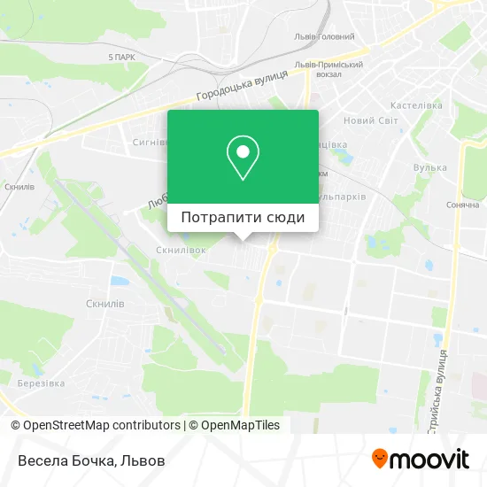 Карта Весела Бочка