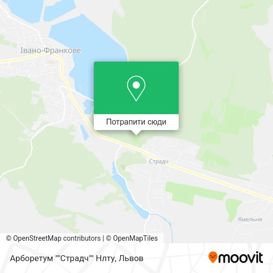 Карта Арборетум ""Страдч"" Нлту