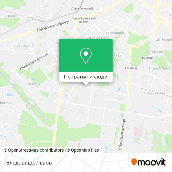 Карта Ельдорадо