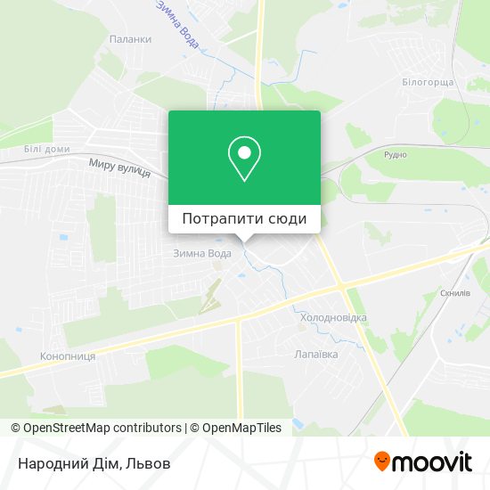 Карта Народний Дім