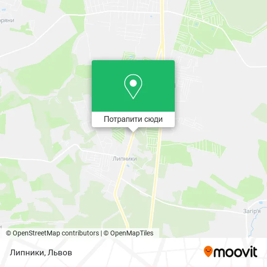 Карта Липники