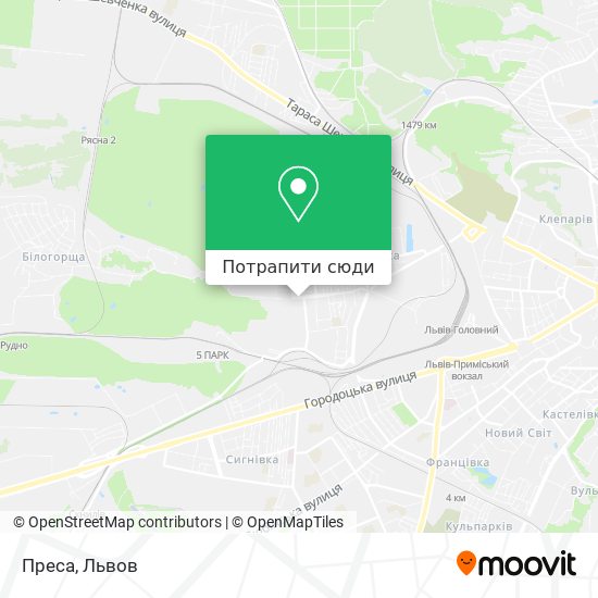 Карта Преса