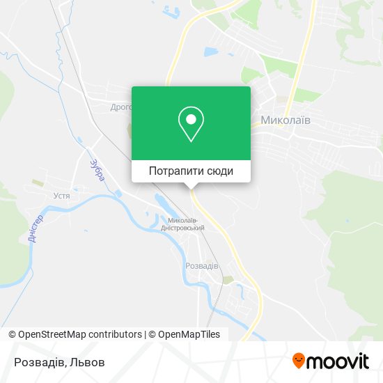 Карта Розвадів