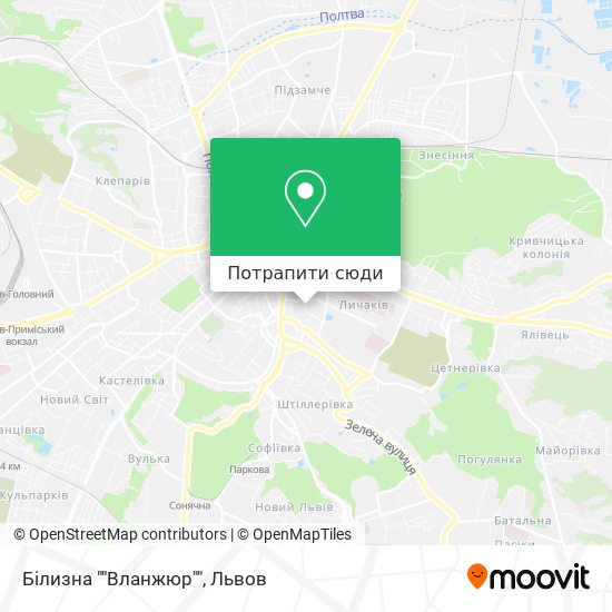 Карта Білизна ""Вланжюр""