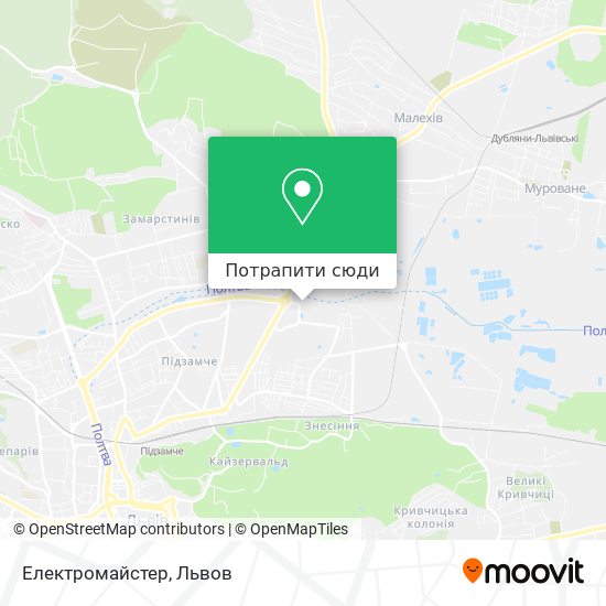 Карта Електромайстер