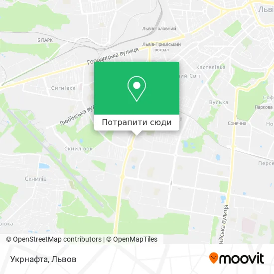 Карта Укрнафта