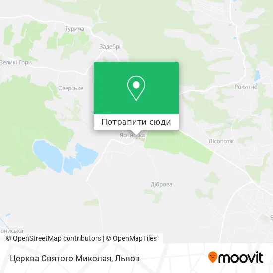 Карта Церква Святого Миколая