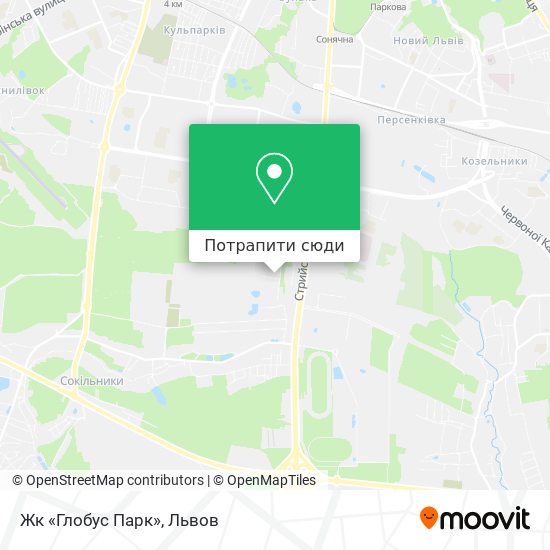 Карта Жк «Глобус Парк»