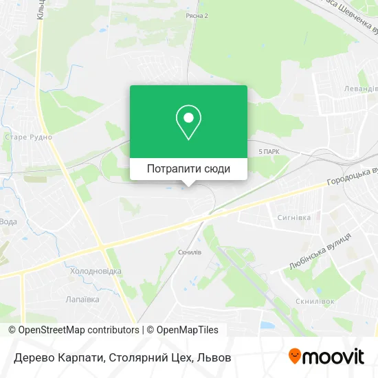 Карта Дерево Карпати, Столярний Цех