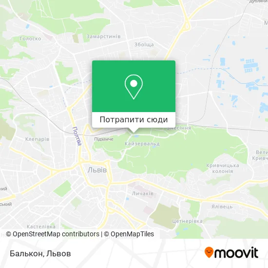 Карта Балькон