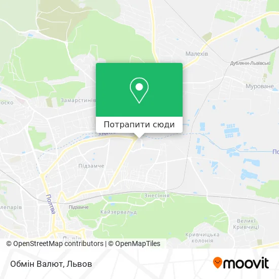 Карта Обмін Валют