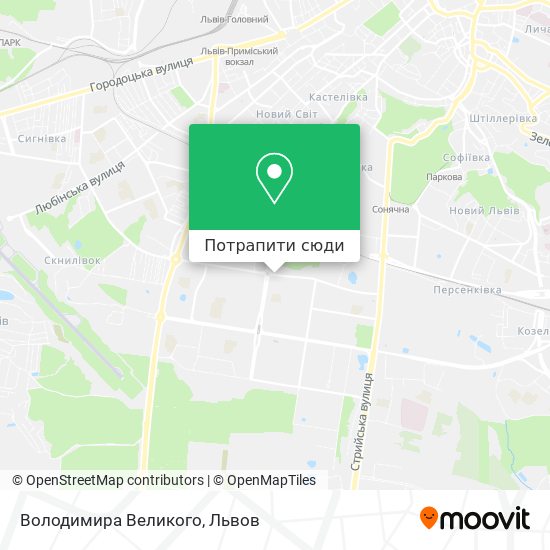 Карта Володимира Великого