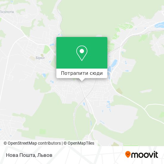Карта Нова Пошта