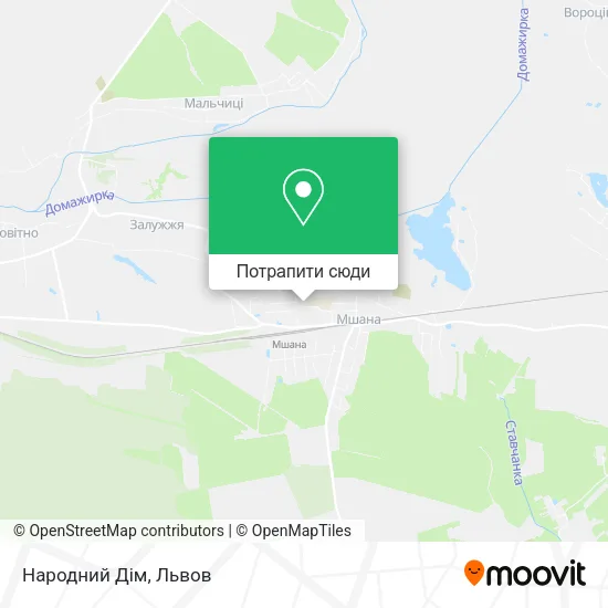 Карта Народний Дім